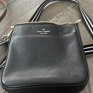 Kate Spade Black Leather Shoulder Bag